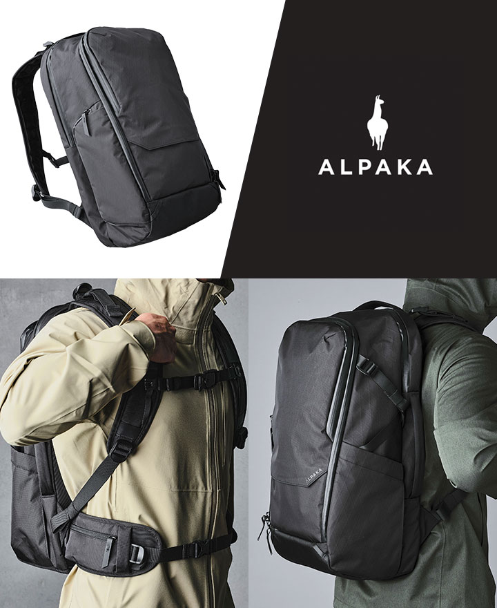 ALPAKA アルパカ ELEMENTS TRAVEL BACKPACK - トラベルバッグ