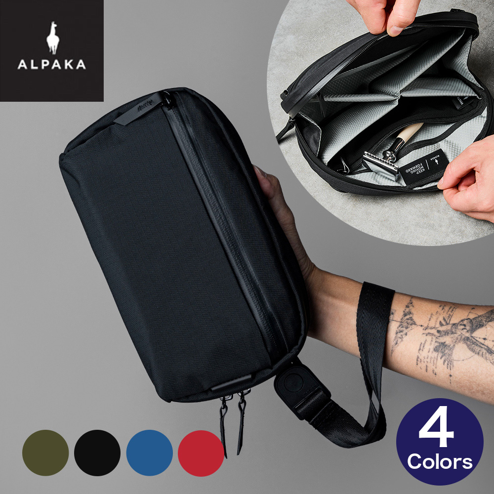 ALPAKA ポーチ TOILETRY BAG ショルダーバッグ 斜め掛け バッグ