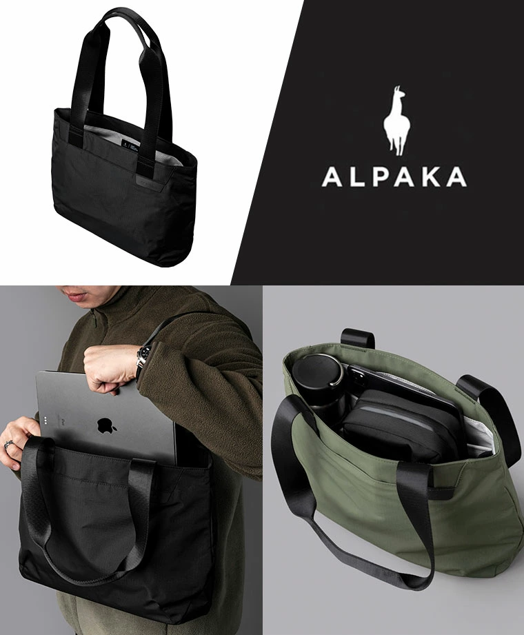 ALPAKA トートバッグ ELEMENTS TOTE Sサイズ ショッピングバッグ