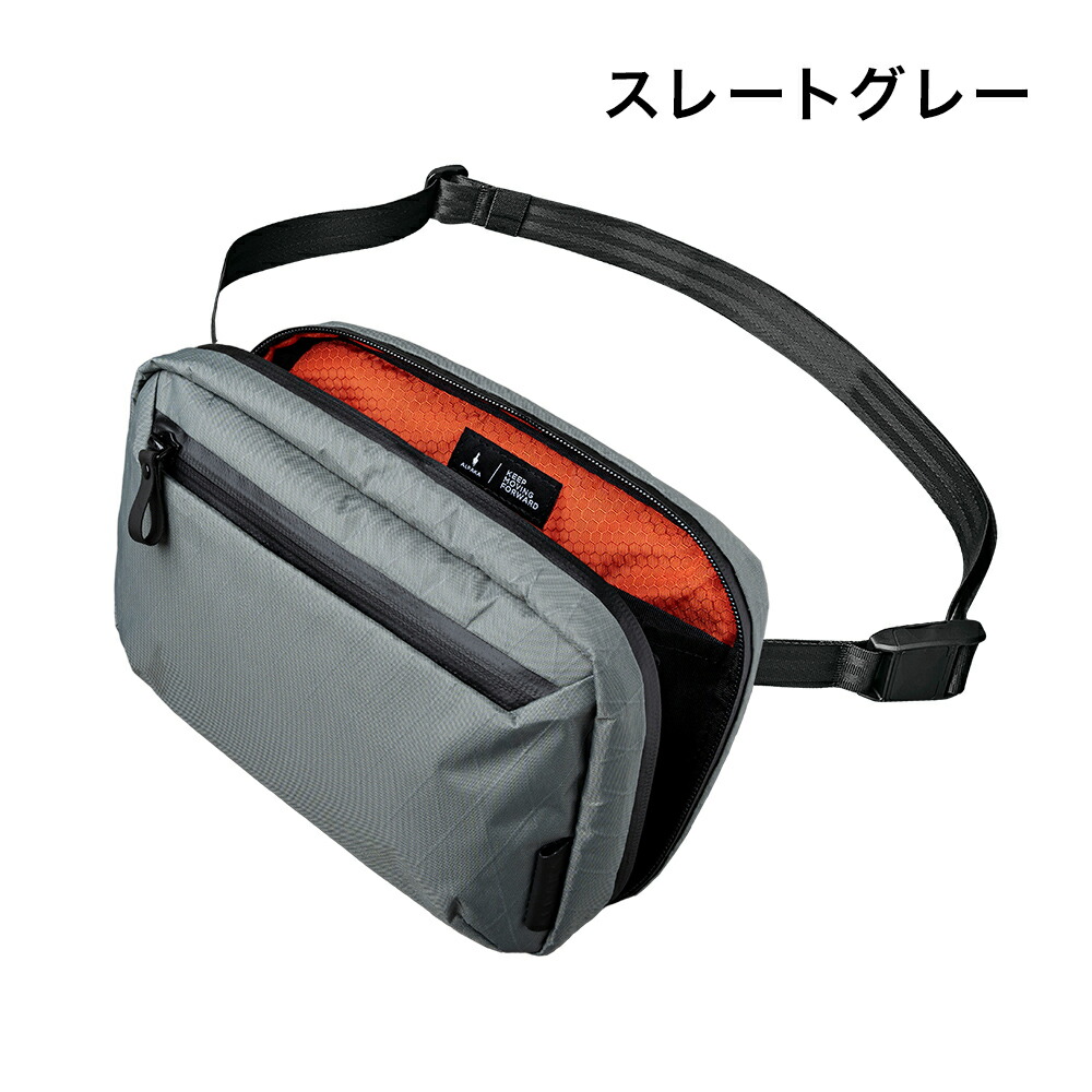 【加工済み品】ALPAKA ELEMENTS TECHCASE グレー ALPAKA 最大37% 7/31限定 アルパカ ショルダーバッグ メンズ