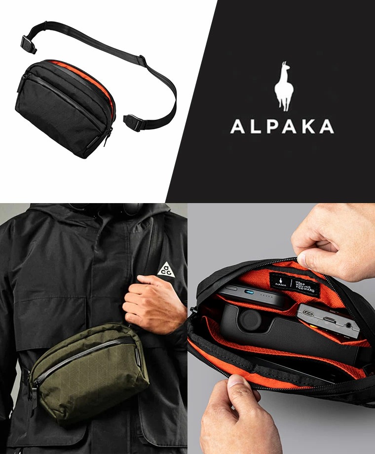 ALPAKA Flight Sling アルパカ フライトスリング FLIGHT SLING 2L スリング ボディバッグ ショルダーバッグ 斜め