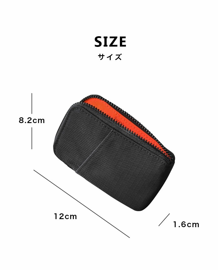 ALPAKA アルパカ ZIP CARD POUCH AXOFLUX カードポーチ 20枚収納可能