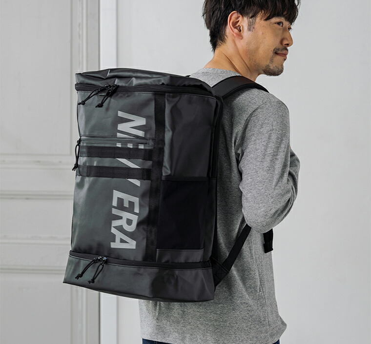 NEW ERA（ニューエラ） ボックスパック ラージ 46L プリントロゴ