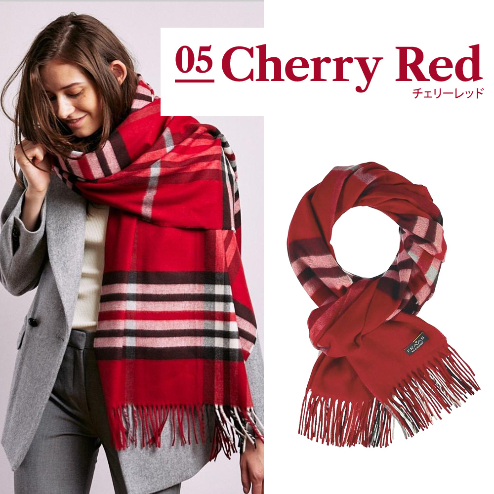 FRAAS（フラース） サステナストール カシミンク チェック フラース