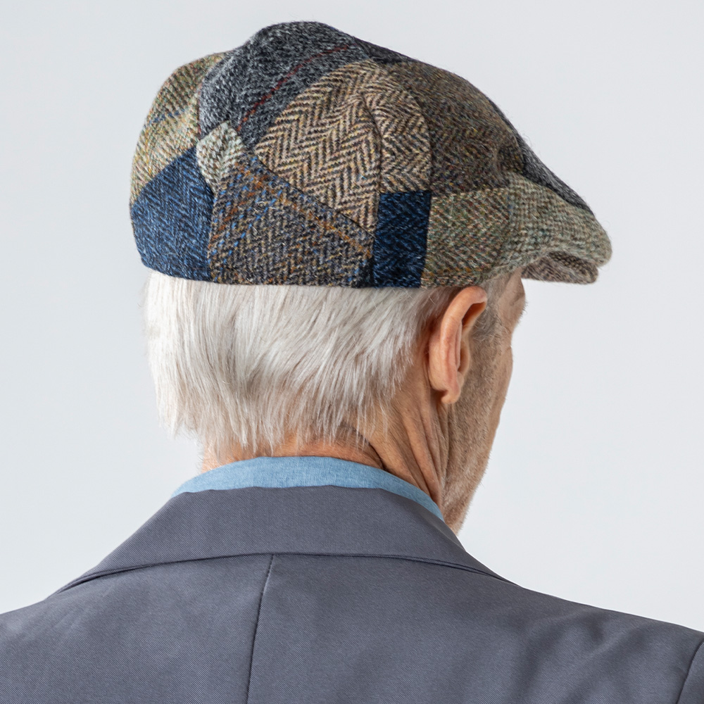 Glencroft 英国製 ハリスツイード ハンチングキャップ 帽子 男性
