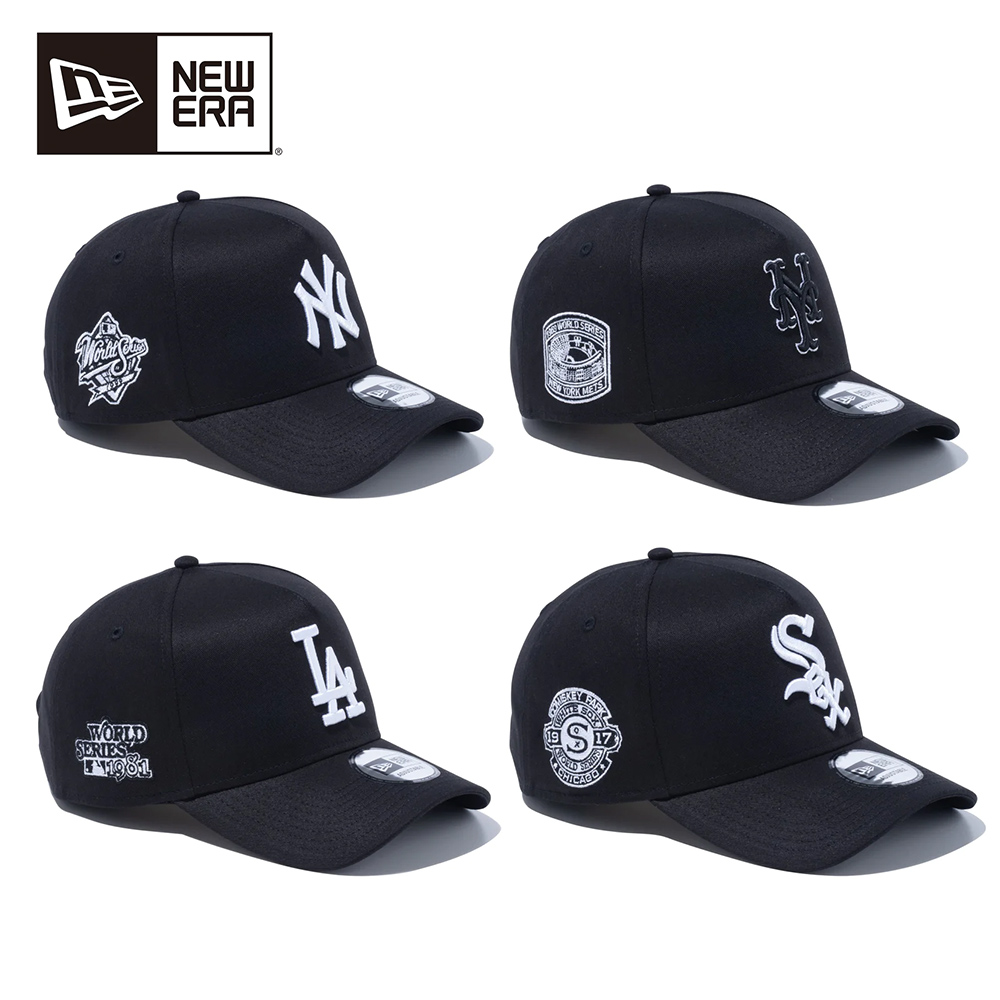 MLB BLACK＆WHITEキャップ  帽子 メンズ レディース  NEW ERA/ニューエラ｜glencheck