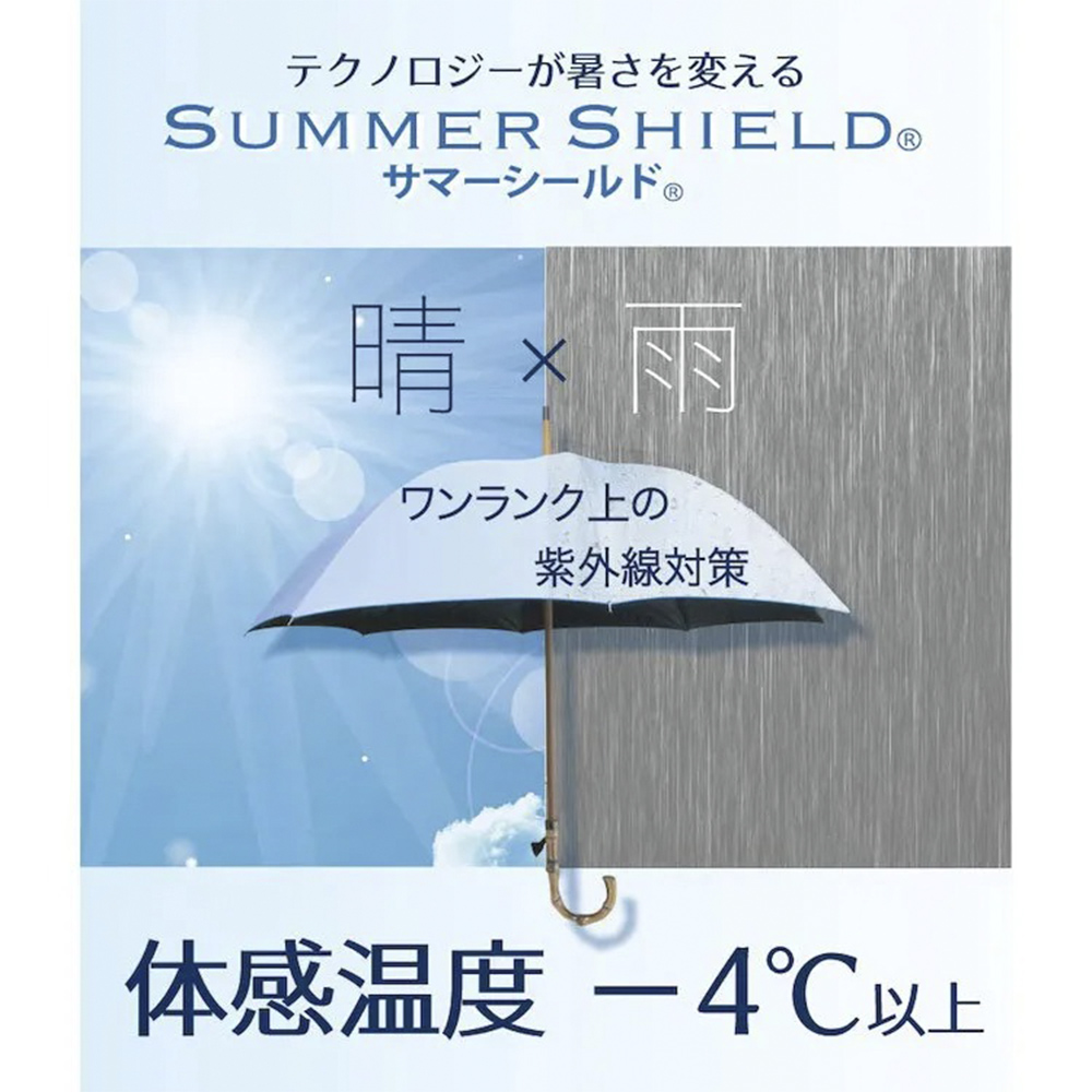 CA企画限定モデル 日傘 東レ サマーシールド Lll 晴雨兼用 折り畳み傘 日傘 雨傘 JALオリジナル 男女兼用 メンズ レディース AURORA オーロラ 4225Kの画像