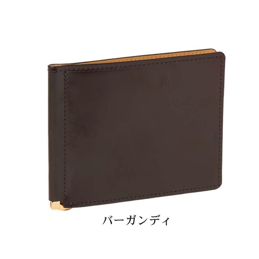 FLYING HORSE マネークリップ 財布 本革 メンズ コードバン