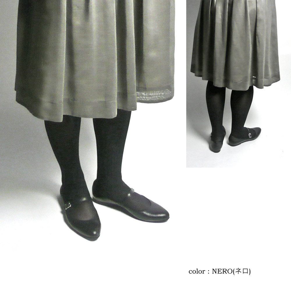 FABIO RUSCONI ラムレザー ラウンドトゥ ストラップパンプス 美品 ラスト1点 35 228(ベージュ系)のみ ファビオルスコーニ FABIO RUSCONI
