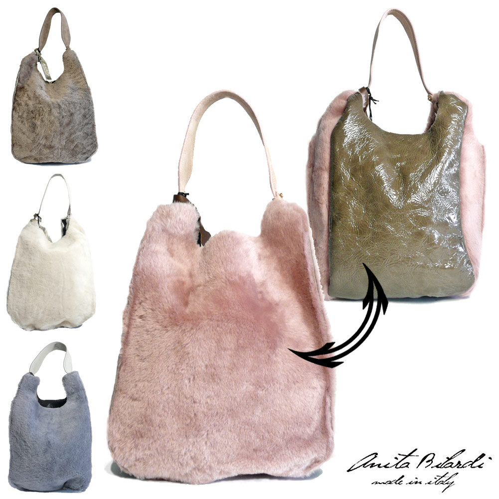 新品　アニタビラルディ　ムートン　トートバッグ　羊革　レザー　最高級　本革 新品 アニタビラルディ ムートン トートバッグ 羊革 レザー 最高級 本
