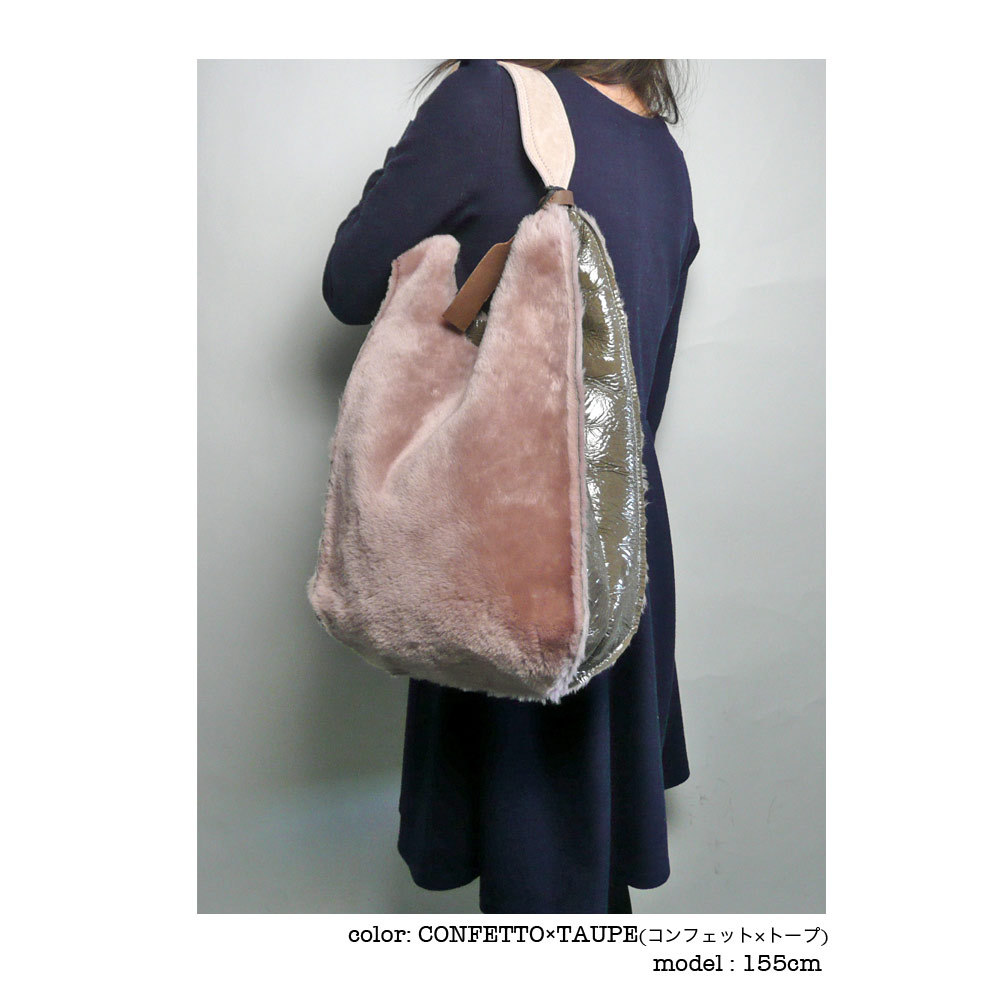 残りわずか アニタ ビラルディ ANITA BILARDI ムートン×エナメル