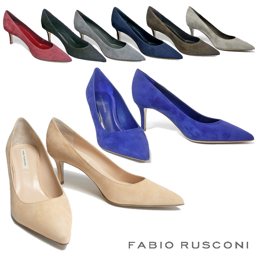 残りわずか ファビオルスコーニ FABIO RUSCONI ポインテッドトゥ