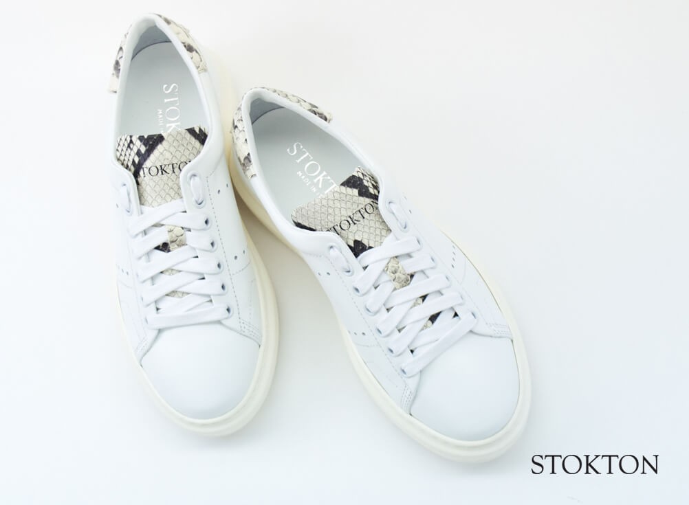 STOKTON レザースニーカー スター ハラコ ✨美品】イタリア製 STOKTON ストックトン 星柄レザー