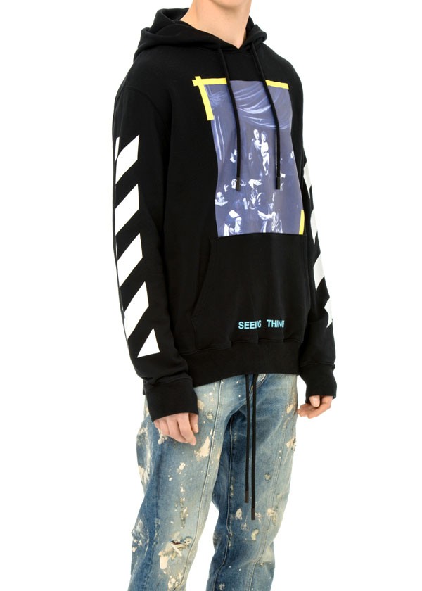 OFF-WHITE オフホワイト パーカ ブラック ombb003f1700 3016 1001 DIAG CARAVAGGIO HOODIE  ディアゴナル メンズ スウェット ストリート ダイアゴナル 新作 : ombb003f17003016 : Global Round - 通販 -  Yahoo!ショッピング