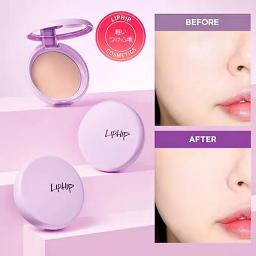 リップヒップ LIPHIP パウダーパクト 10g フェイスパウダー 崩れない