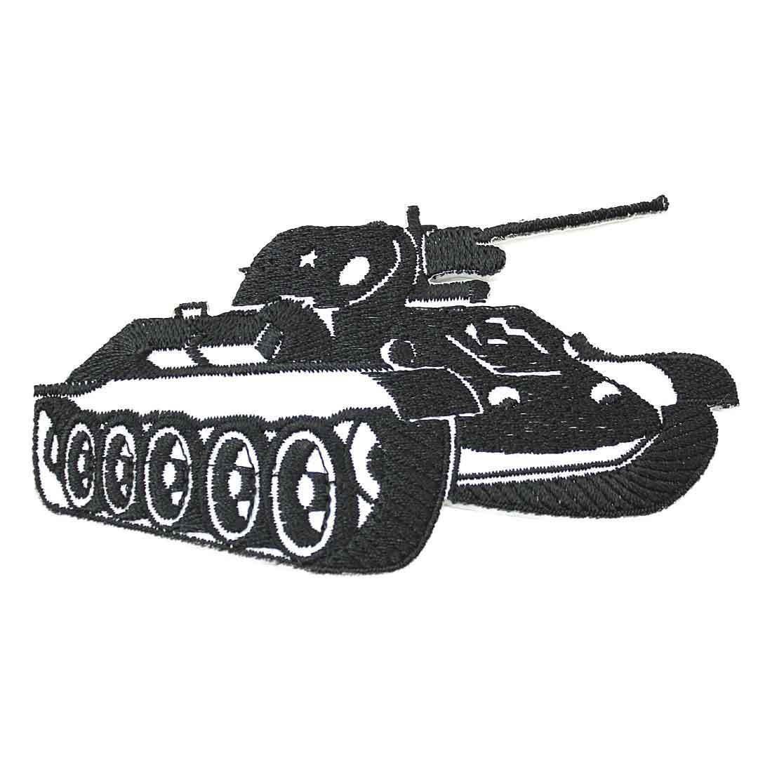 ワッペン アイロン 戦車 ミリタリー 陸軍 軍隊 白 黒 アップリケ わっぺん アイロンで簡単貼り付け Wa0016 Globalmarket 通販 Yahoo ショッピング