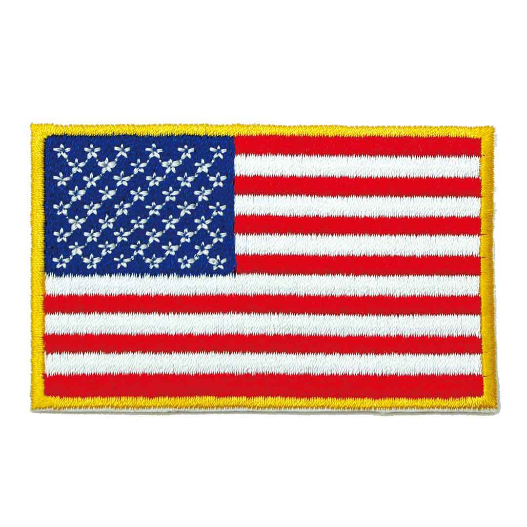 ワッペン アイロン USA アメリカ 国旗 フラッグ アップリケ わっぺん アイロンで簡単貼り付け