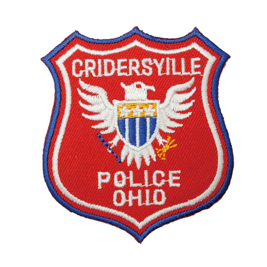 ワッペン アイロン POLICE OHIO エンブレム 紋章 警察