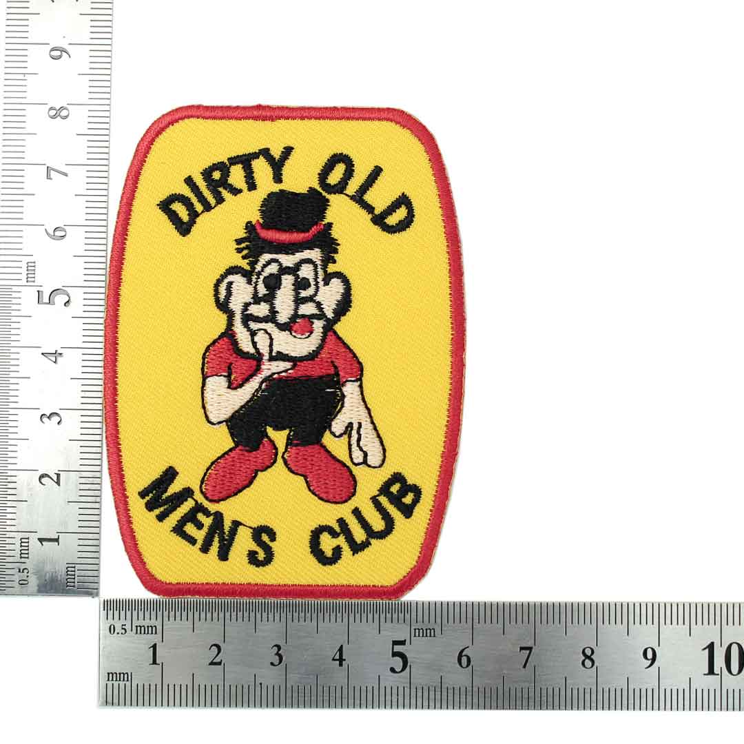 ワッペン アイロン DIRTY OLD MEN'S CLUB デザイン キャラクター