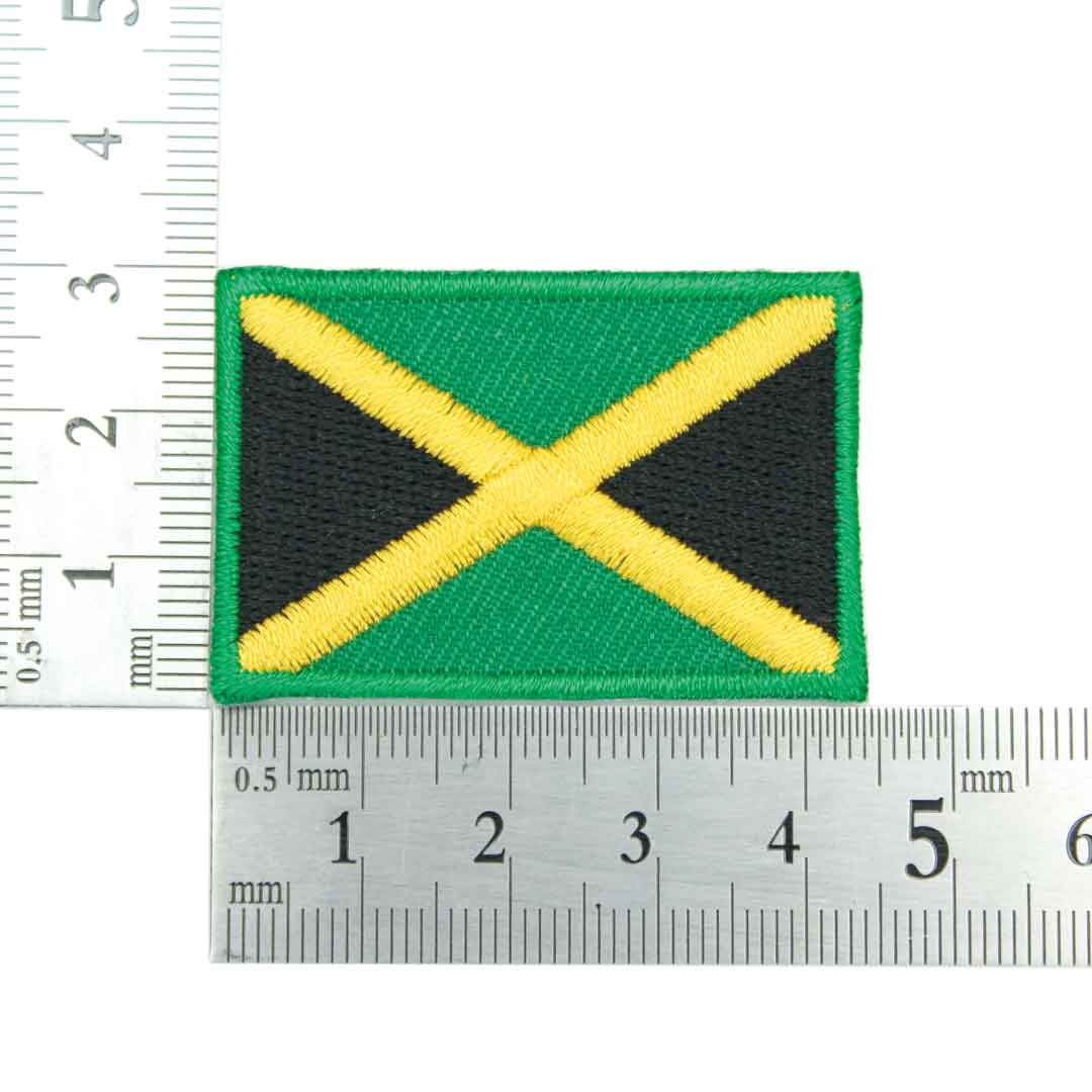 ワッペン アイロン ジャマイカ Jamaica レゲエ キングストン 国旗 Flag