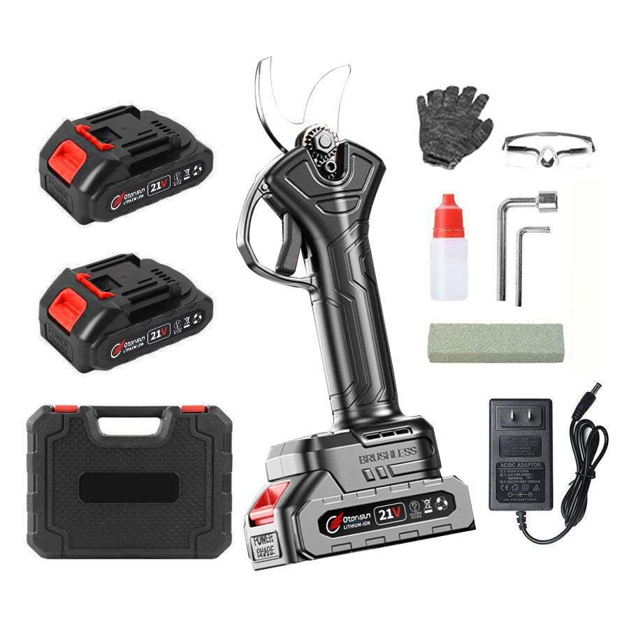 2025 剪定ばさみ 充電式 高枝切り マキタ バッテリー互換 200cm延長ポール 電動剪定ハサミ ブラシレスモーター 枝切り 軽量 電池残量表示 果樹用 家庭用 女性用 |  | 01