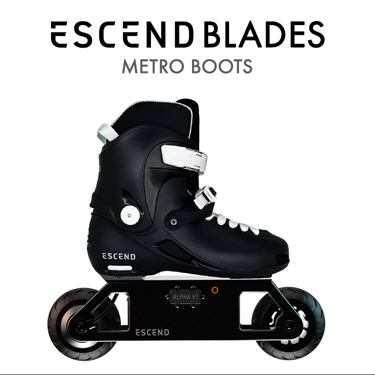 ESCEND,BLADES,Metro,Boots,電動,インラインスケート,ローラーブレード,スケート,ローラースケート,子供,大人,リモートコントロール,誕生日,プレゼント,クリスマス,ブラック