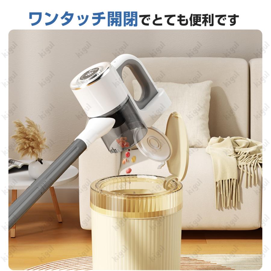 掃除機 コードレス ハンディ 49800pa吸引力 自走式 強力吸引 充電式