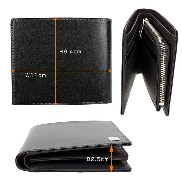 TAKEO KIKUCHI（タケオキクチ） 財布 二つ折り ピエール 181618 牛革