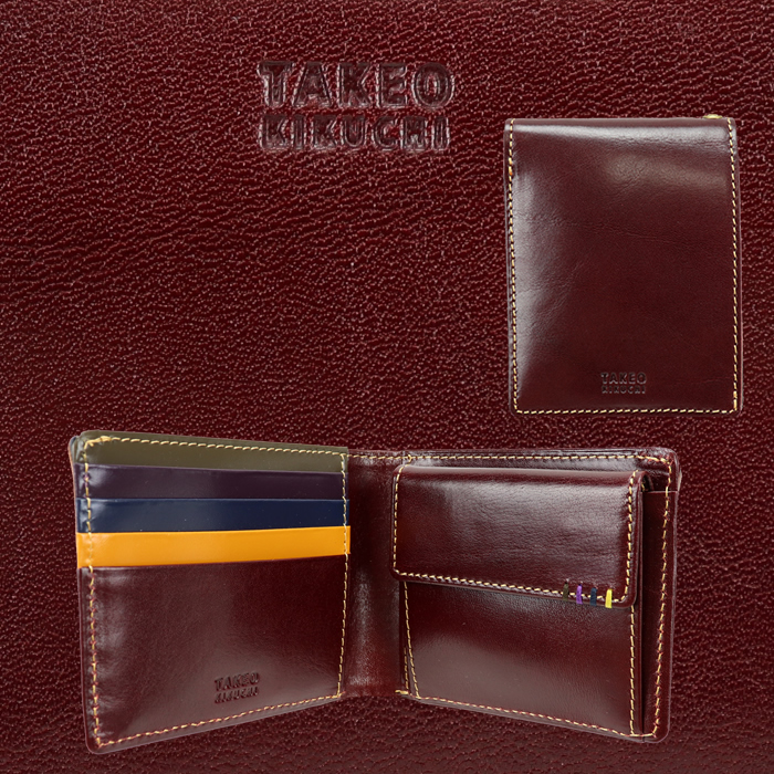 TAKEO KIKUCHI（タケオキクチ） 財布 二つ折り エリア 266615 財布