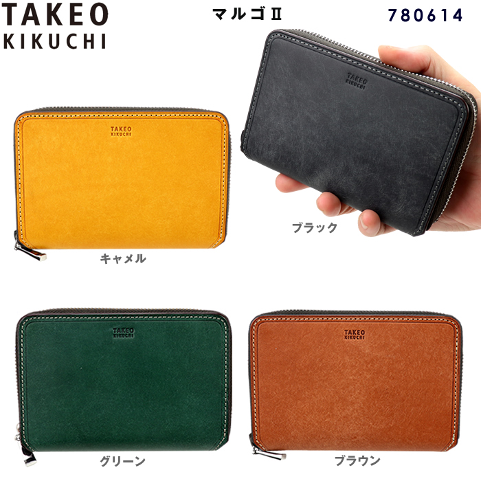 TAKEO KIKUCHI タケオキクチ 財布 ラウンドファスナーサイフ