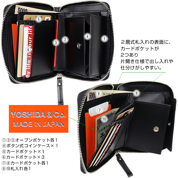 PORTER ポーター エンチェイス ウォレット 007-02284 サイフ レザー 革