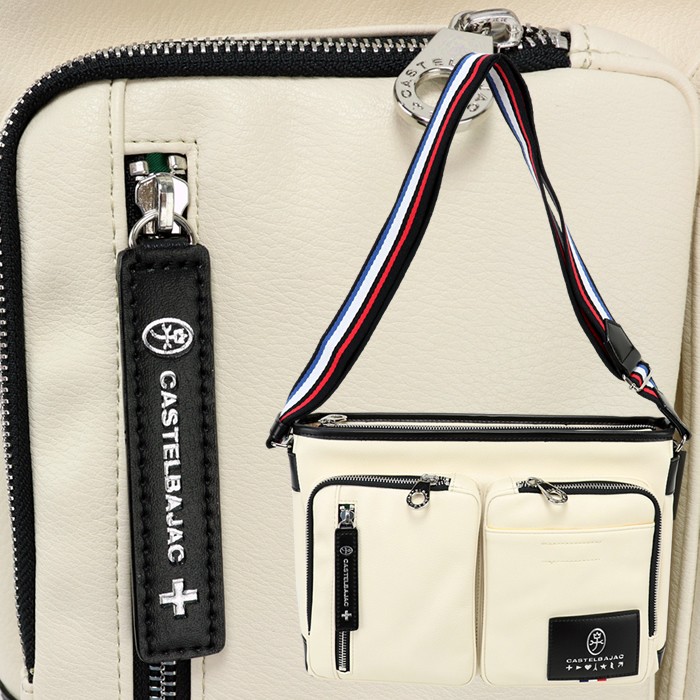 カステルバジャック ローレン ショルダーバッグ 37102 037102 037-102 メンズ レディース (ブラック) CASTELBAJAC（カステルバジャック） ローレン ショルダーバッグ 037102