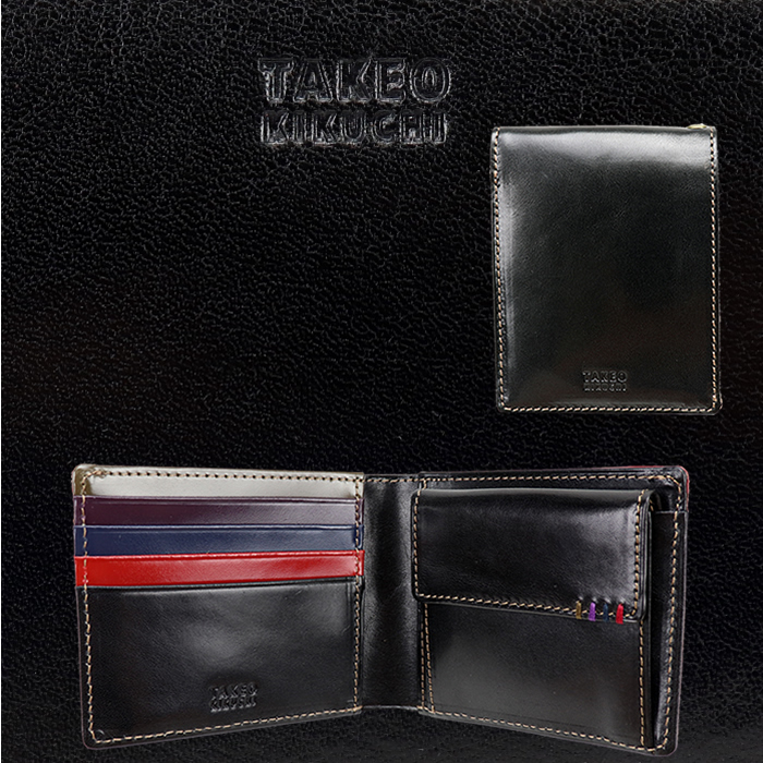 TAKEO KIKUCHI（タケオキクチ） 財布 二つ折り エリア 266615 財布