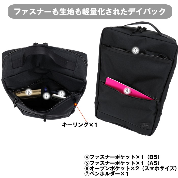 PORTER ポーター インタラクティブ リュックサック 吉田カバン INTERACTIVE(インタラクティブ) DAYPACK | 吉田カバン