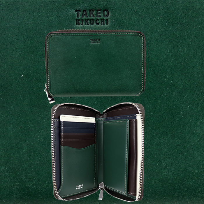 TAKEO KIKUCHI（タケオキクチ） 財布 ラウンドファスナーサイフ マルゴ