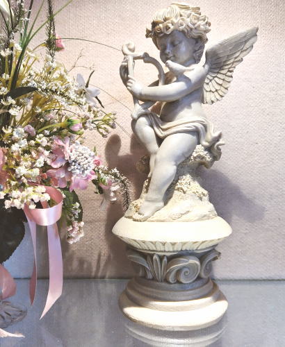 ❤️Baccarat ハープ　竪琴　天使　オブジェ❤️置物 fgr-11282ya.jpg