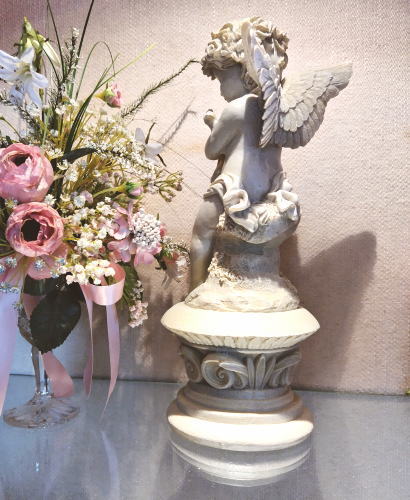 イタリア アンティーク エンジェル 天使 木製 壁掛け ハープ 木彫り ケルブ イタリア アンティーク エンジェル 天使 木製 壁掛け ハープ 木彫り ケルブ