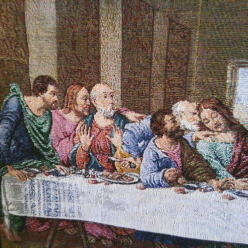 タペストリー 壁掛け イエスキリスト 最後の晩餐 レオナルド ダビンチ