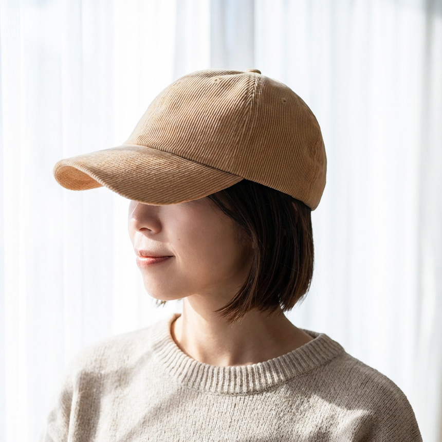 爆買 帽子 レディース コーデュロイキャップ 大きいサイズ 深い ニューハッタン ベースボールキャップ | ブランド登録なし | 06