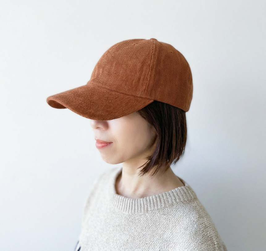 爆買 帽子 レディース コーデュロイキャップ 大きいサイズ 深い ニューハッタン ベースボールキャップ | ブランド登録なし | 04