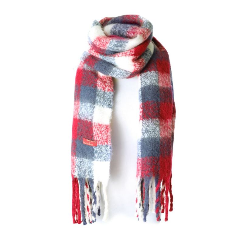 マフラー メンズ レディース 大判 ストール 防寒 暖かい 秋冬 | ブランド登録なし | 06