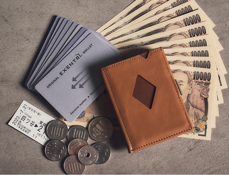 (正規品) EXENTRI マルチウォレット 三つ折り 財布 スキミング防止 カードケース 薄型 エキセントリ | ブランド登録なし | 08