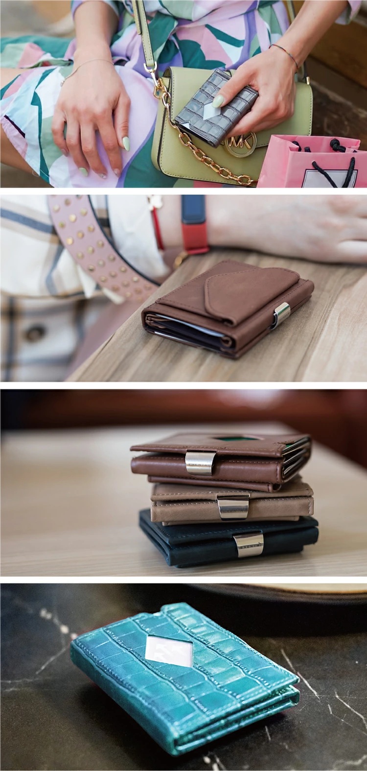 (正規品) EXENTRI マルチウォレット 三つ折り 財布 スキミング防止 カードケース 薄型 エキセントリ | ブランド登録なし | 11