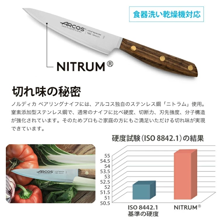 (正規品) ARCOS アルコス ノルディカ シェフナイフ 140mm Nordika 食洗機対応 万能ナイフ  敬老の日 | ブランド登録なし | 04