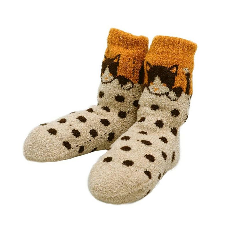 モコモコ靴下 防寒 レディース 冷えとり靴下 プレゼント ショート 冬 | ブランド登録なし | 01