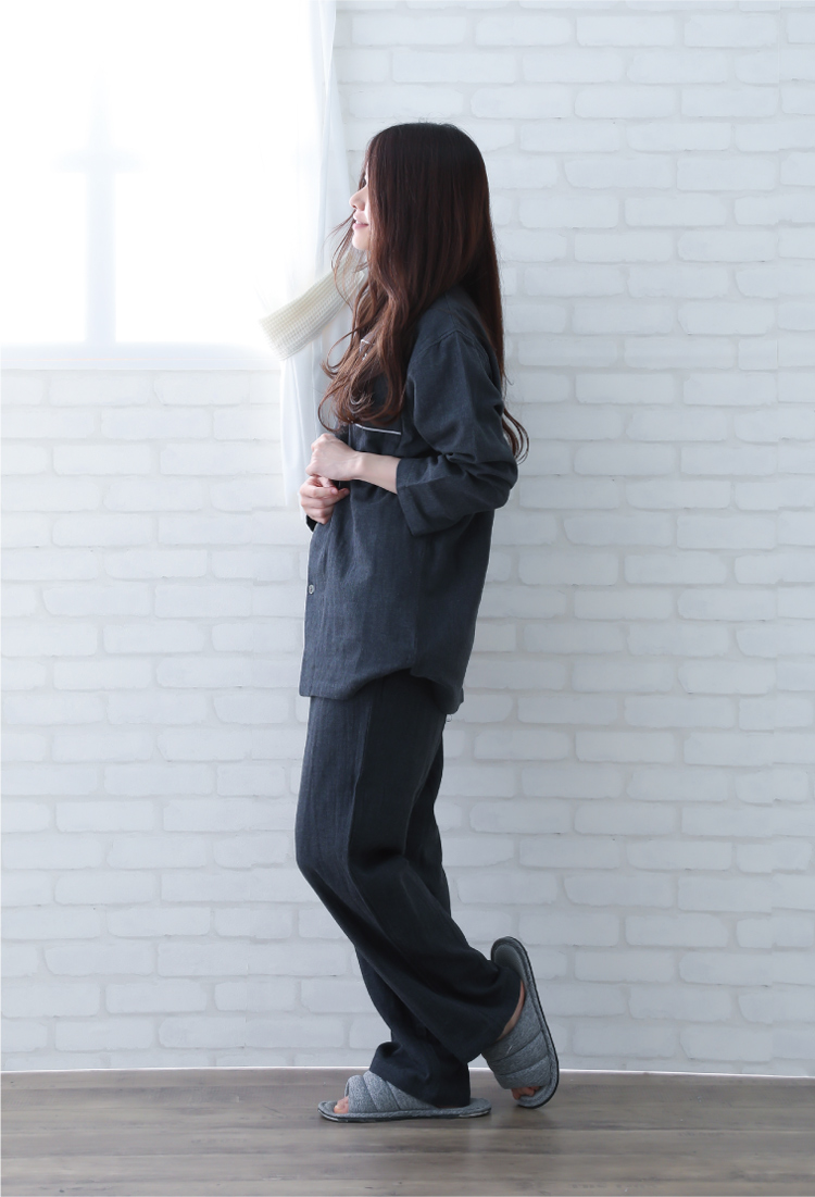 ecuvo,（エクボ） ダブルガーゼ パジャマ レディース メンズ ルーム