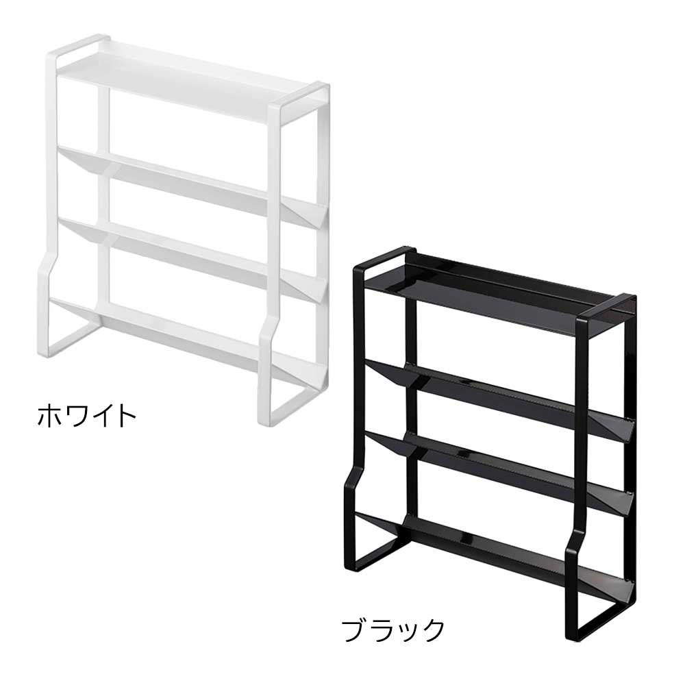 送料無料 大人気 S-VIEW ラック 4段 BK/WAL/WH