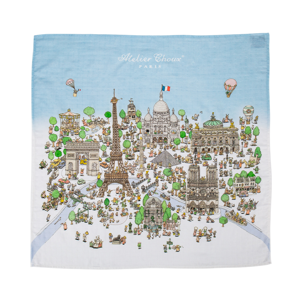 【並行輸入品】 アトリエシュー Atelier Choux おくるみ ベビー ブランケット 毛布 カレ Carre CA-CQの画像