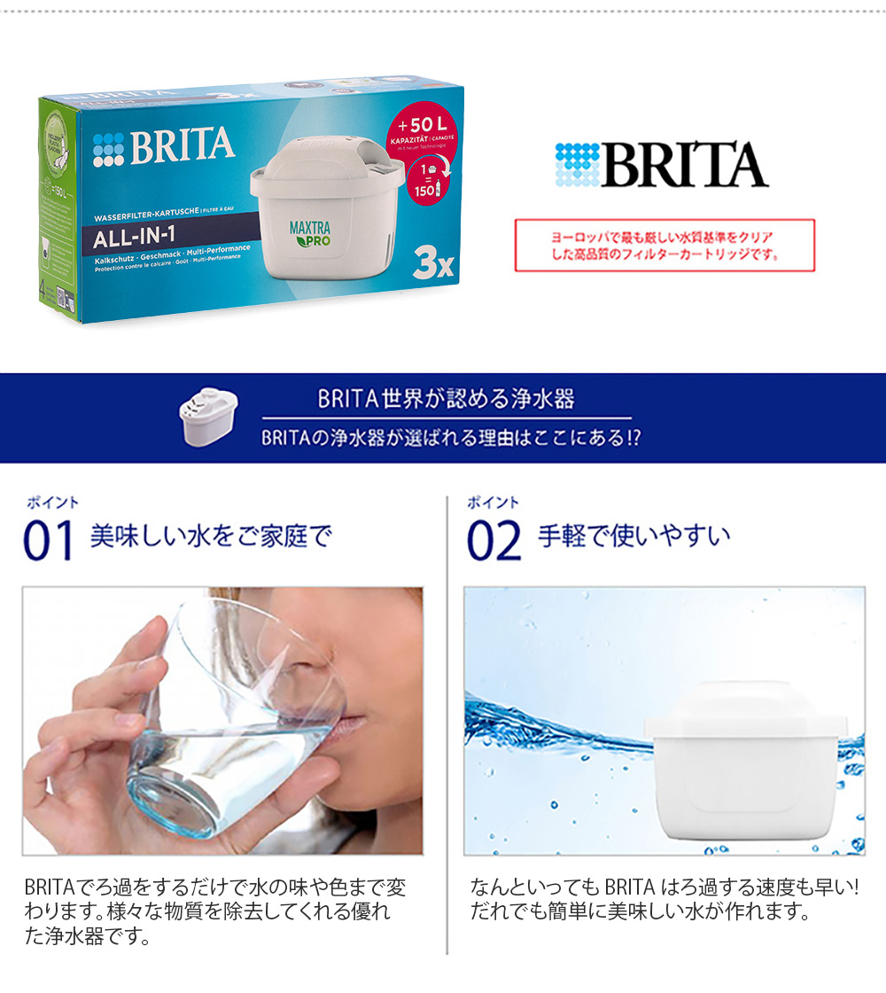 ブリタ Brita マクストラプロ カートリッジ 6個セット 1032367 Maxtra Pro 浄水器 交換フィルター :  brt-0016-000 : GulliverOnlineShopping Yahoo!店 - 通販 - Yahoo!ショッピング