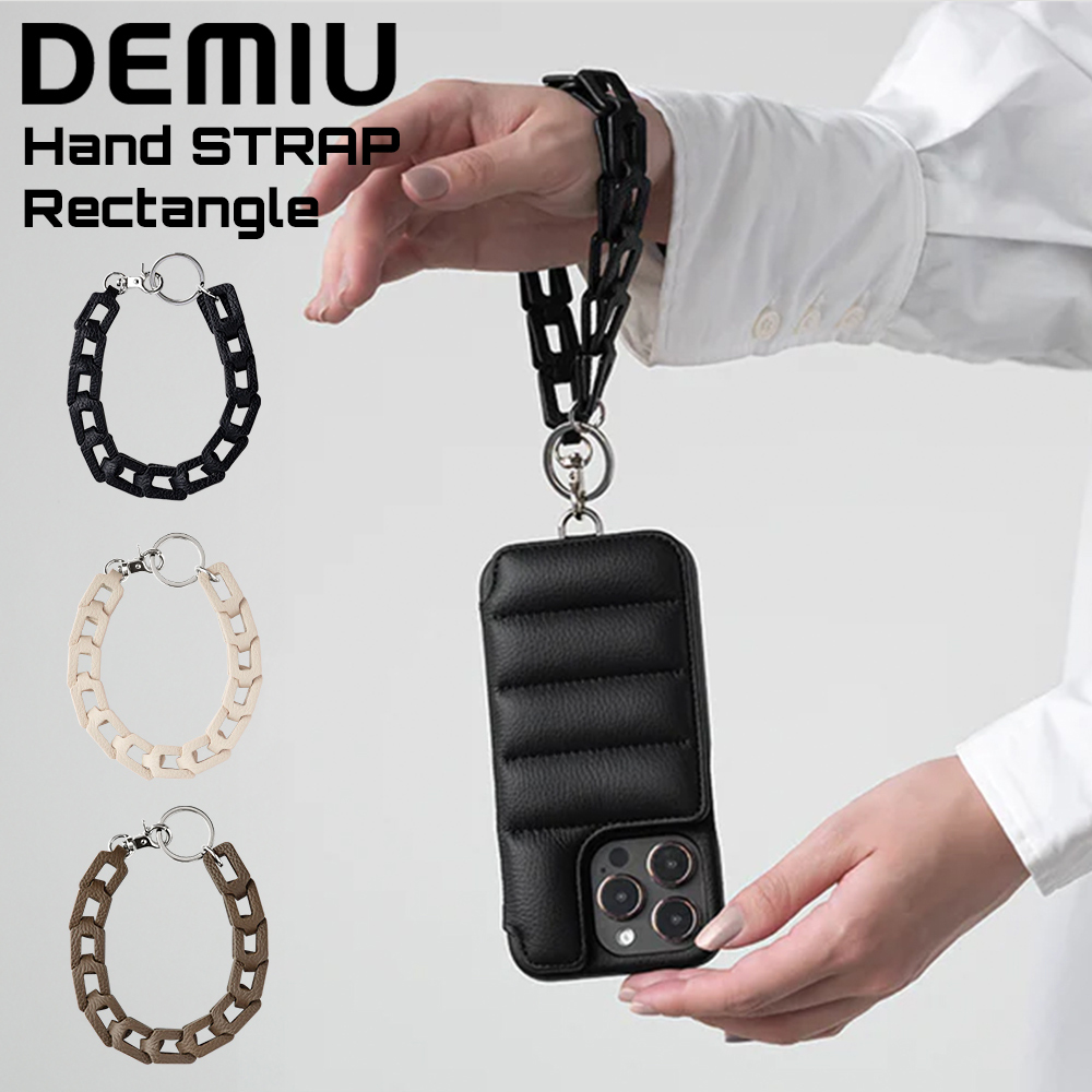 デミュウ DEMIU Hand STRAP Rectangle ハンドストラップ レクタングル